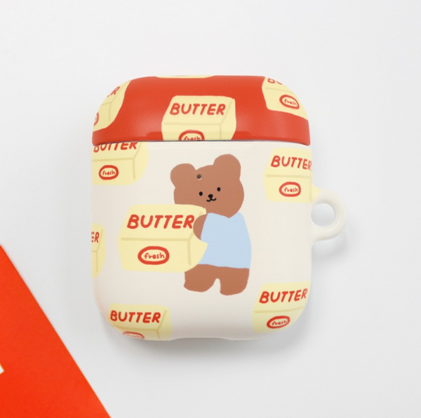 [MOMO CASE] 389 BUTTER Airpods Case