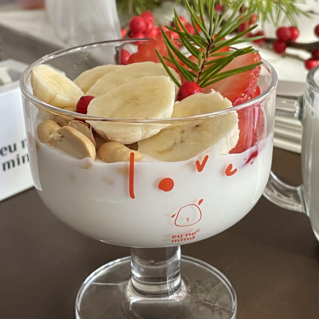 [eune mind] Love Yogurt bowl & Milk Creamer