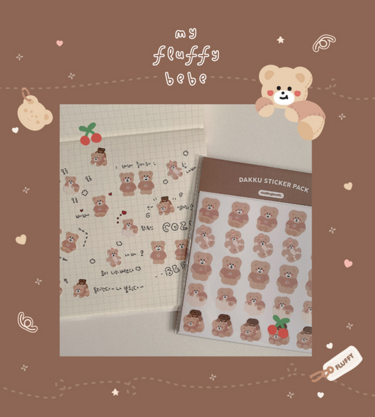 [malling booth] My Fluffy Bebe Sticker