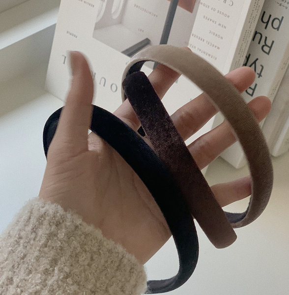 [SLOWAND] So Simple Velvet Hairband