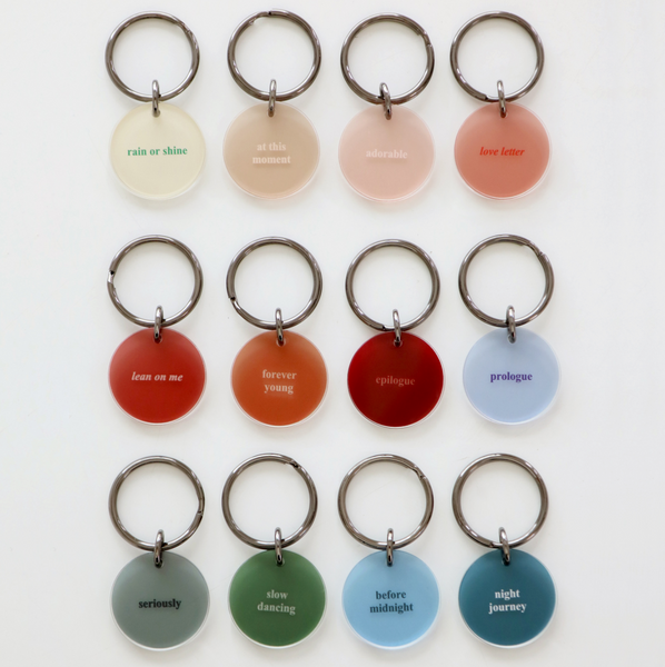 [ALLGRAY] Keyring (Circle)