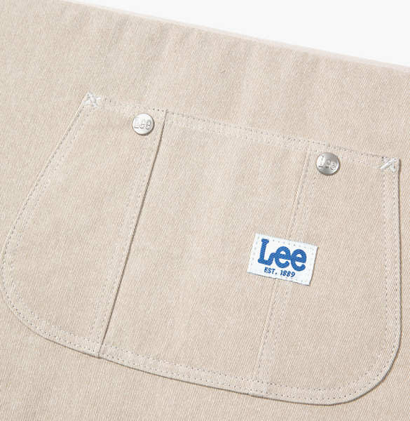 [LEE] Vintage Logo Laptop Pouch Beige