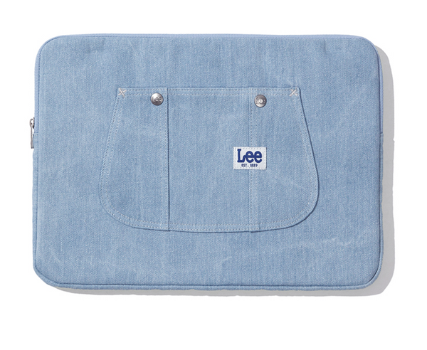 [LEE] Vintage Logo Laptop Pouch Indigo Light