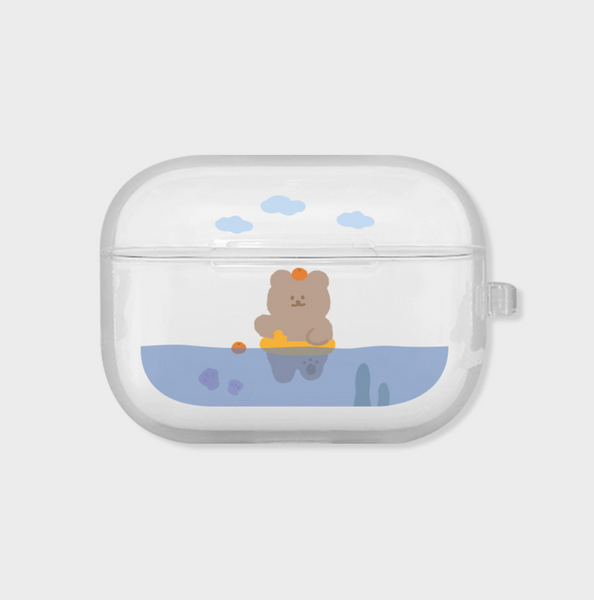 [DEEPING CASE] 물놀이 Clear Airpods Case
