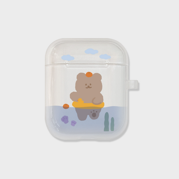 [DEEPING CASE] 물놀이 Clear Airpods Case