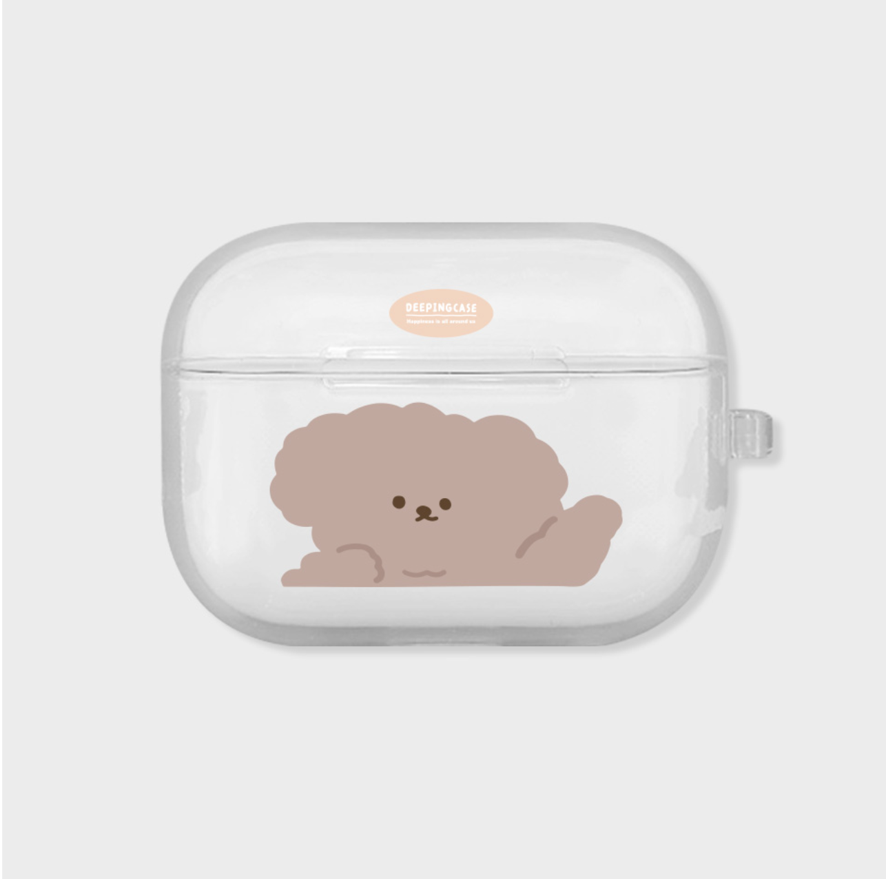 [DEEPING CASE] 초코 콩이 Clear Airpods Case