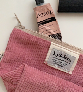 [Atelier Lykke] Lykke Corduroy Pouch (Rose Pink)