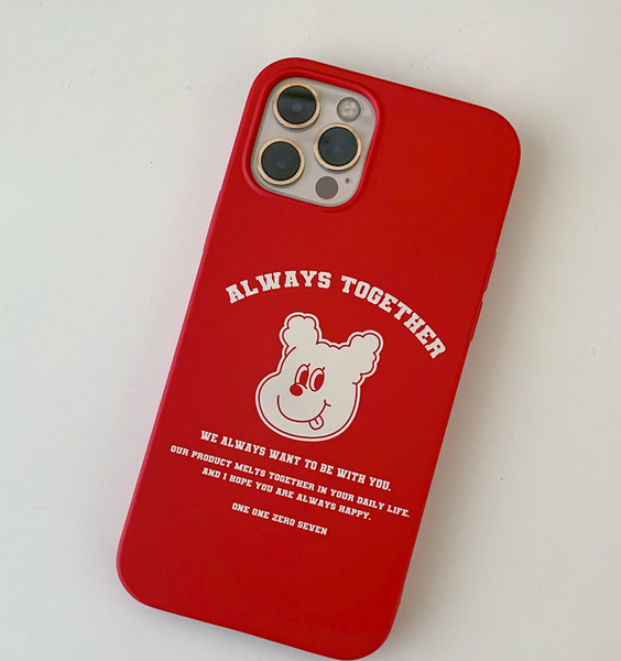 [1107] Always Together Silicon Case