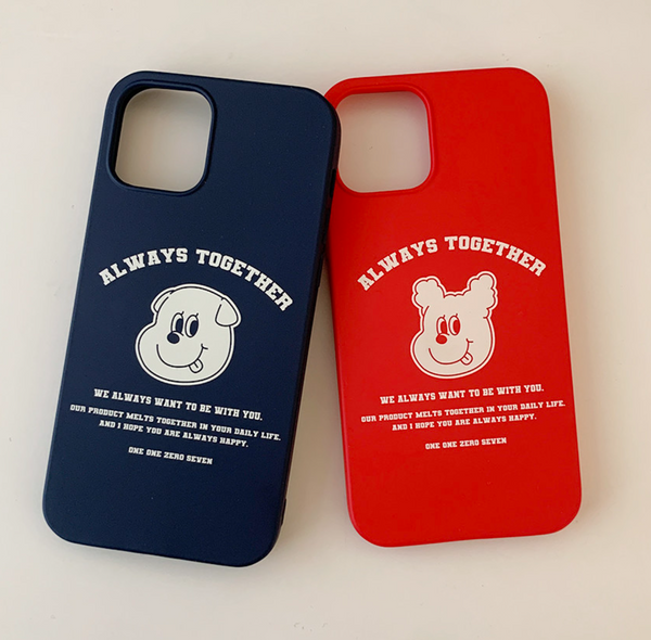 [1107] Always Together Silicon Case