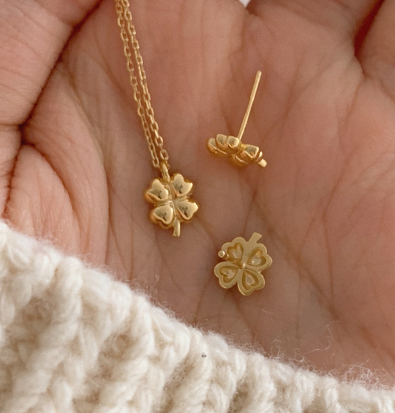 [DUNGEUREON] Four-leaf Clover Necklace