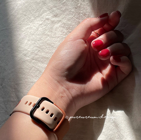 [pureureum design] Cupid Bear Apple Watch Silicon Strap