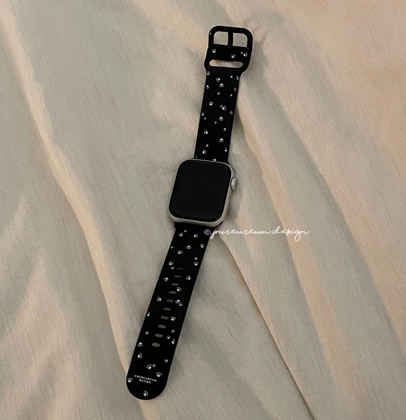 [pureureum design] Cupid Bear Apple Watch Silicon Strap