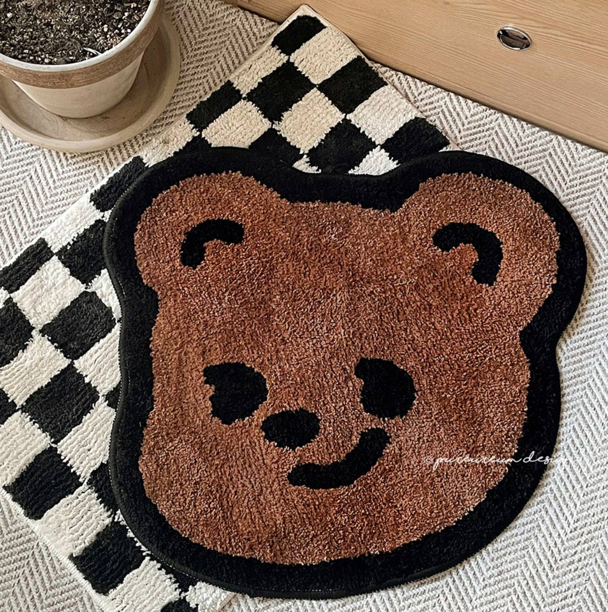 [pureureum design] Cupid Bear Rug