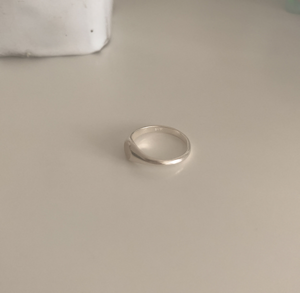 [moat] Mini Flat Ring (silver925)