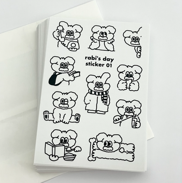 [ADDHALF] Rabi's Day Sticker 01