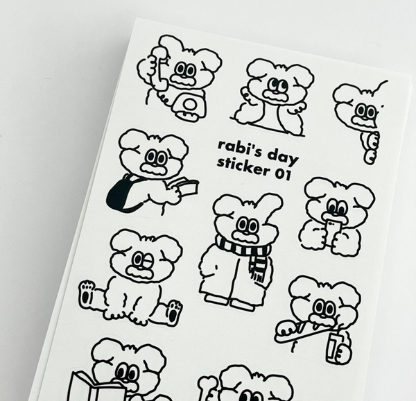 [ADDHALF] Rabi's Day Sticker 01