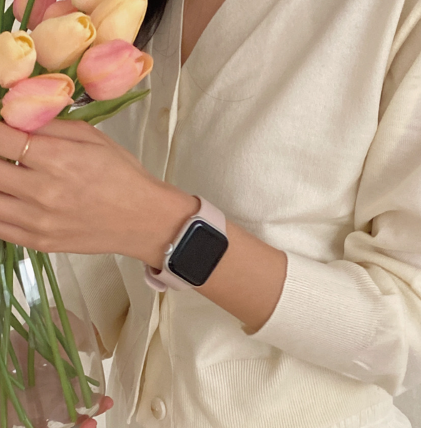 [LE SANS]  Soft Silicon Apple Watch Strap
