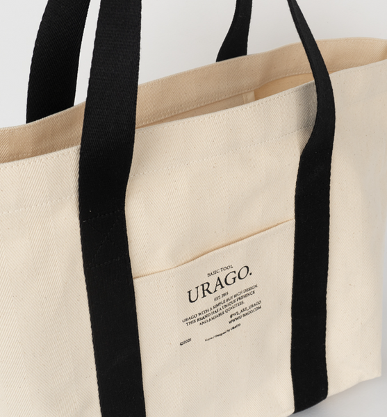 [URAGO] Herringbone Tote Bag