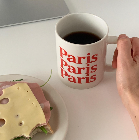 [sunday morning plate] City mug 11oz - PARIS