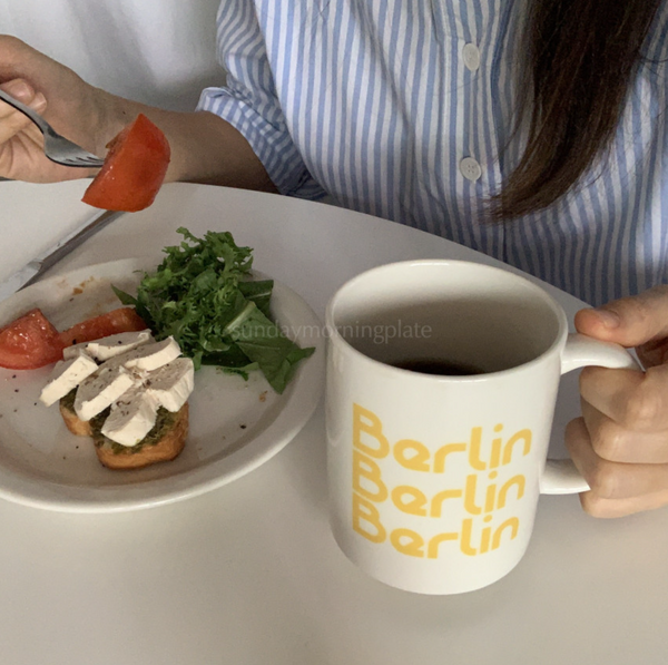 [sunday morning plate] City mug 11oz - Berlin