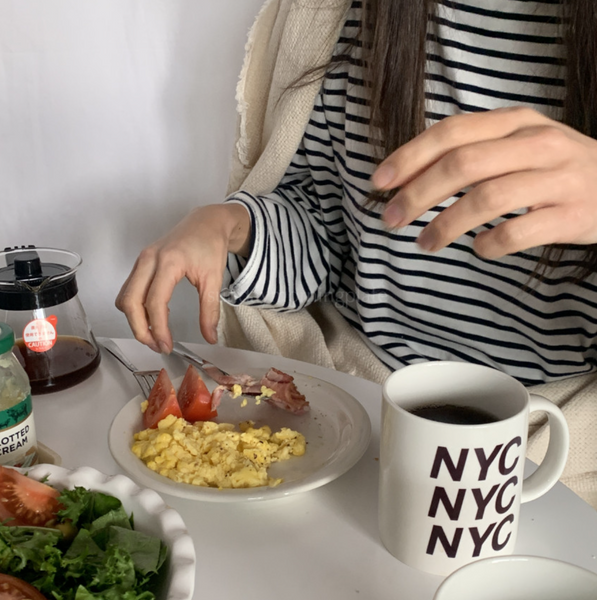 [sunday morning plate] City mug 11oz - NYC