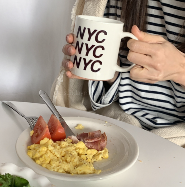 [sunday morning plate] City mug 11oz - NYC