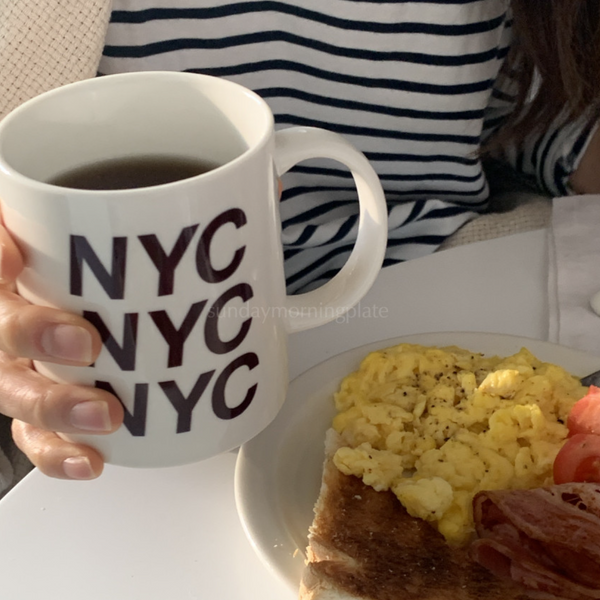 [sunday morning plate] City mug 11oz - NYC