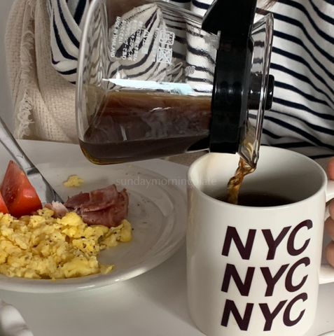 [sunday morning plate] City mug 11oz - NYC