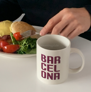 [sunday morning plate] City mug 11oz - BARCELONA