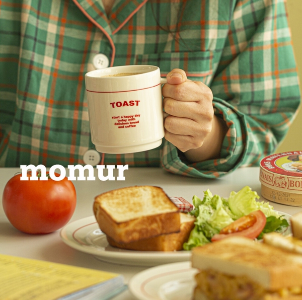 [momur] TOAST Mug Red (2Colour, 2Size)