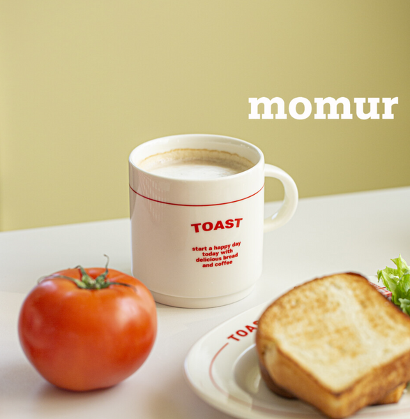 [momur] TOAST Mug Red (2Colour, 2Size)