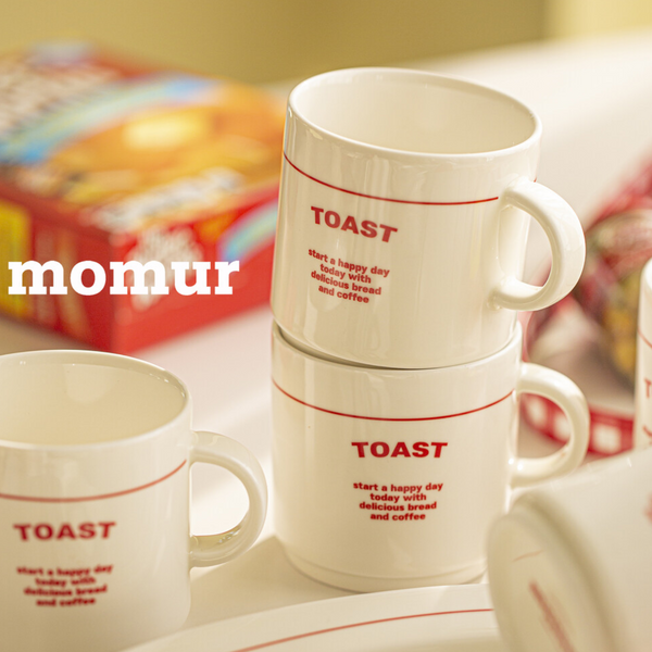 [momur] TOAST Mug Red (2Colour, 2Size)