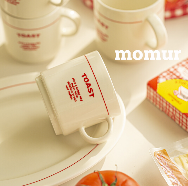 [momur] TOAST Mug Red (2Colour, 2Size)