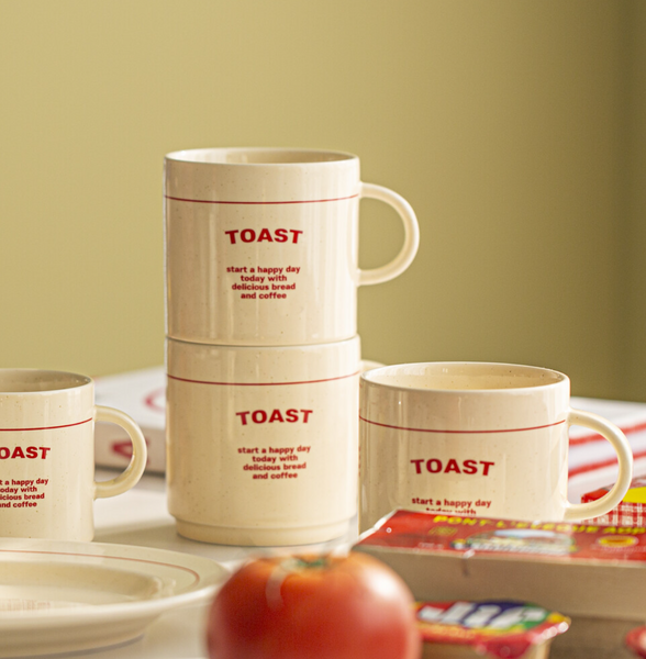 [momur] TOAST Mug Red (2Colour, 2Size)