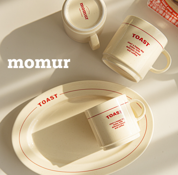 [momur] TOAST Mug Red (2Colour, 2Size)