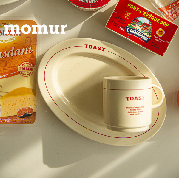 [momur] TOAST Plate Red (2colour)