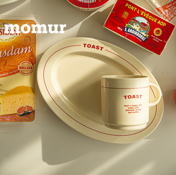 [momur] TOAST Mug Red (2Colour, 2Size)