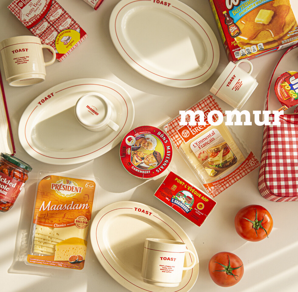 [momur] TOAST Plate Red (2colour)