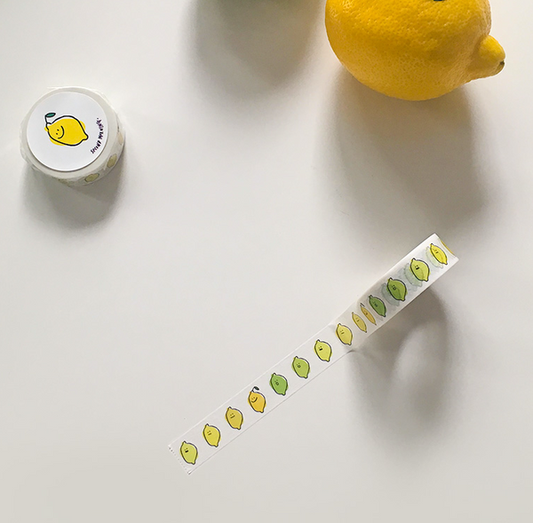 [second morning] Lemon Masking Tape