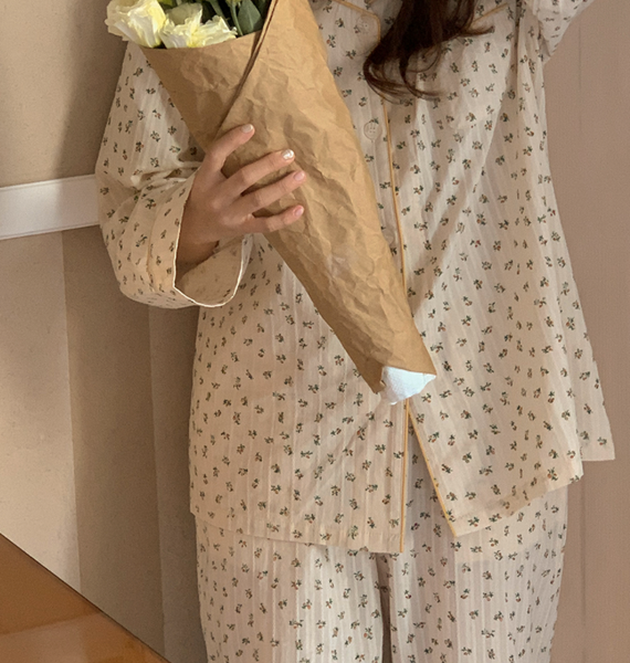 [Juuneedu] J'eu Romantic Garden Cotton Pyjamas