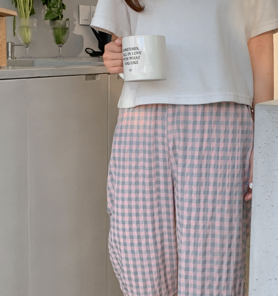 [Juuneedu] Fruity Check Pyjama Pants