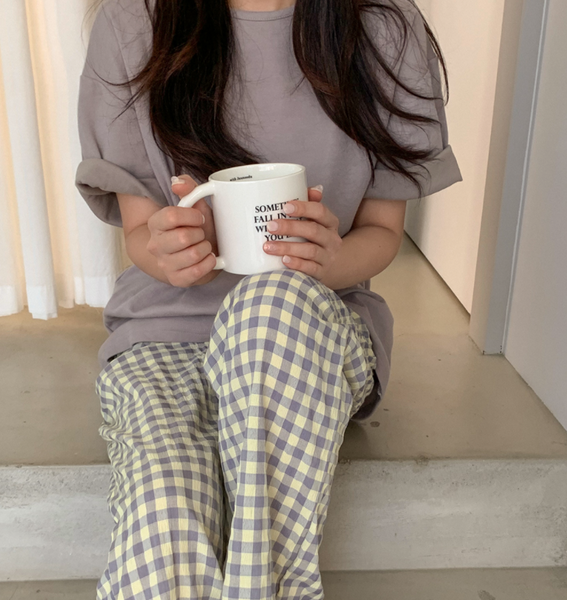 [Juuneedu] Fruity Check Pyjama Pants