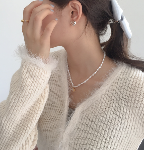 [moat] Sweet Heart Earrings (silver925)