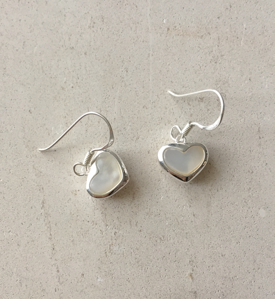 [moat] Shell Heart Earring (silver925)