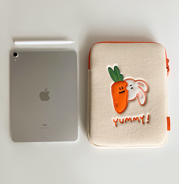 [second morning] Bunny & Rabbit Ipad Pouch 11"