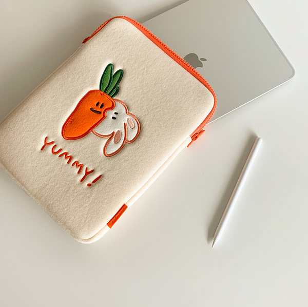 [second morning] Bunny & Rabbit Ipad Pouch 11"