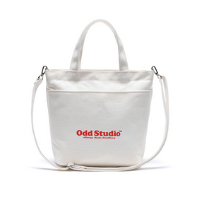 [Odd Studio] Bold Logo Cross Bag - CREAM