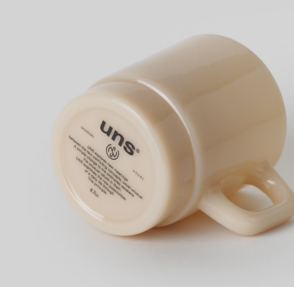 [UNS] Basic Milk Glass Mug (Latte) 250ml