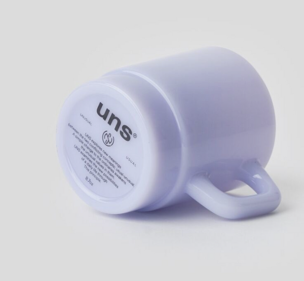 [UNS] Basic Milk Glass Mug (Lilac) 250ml