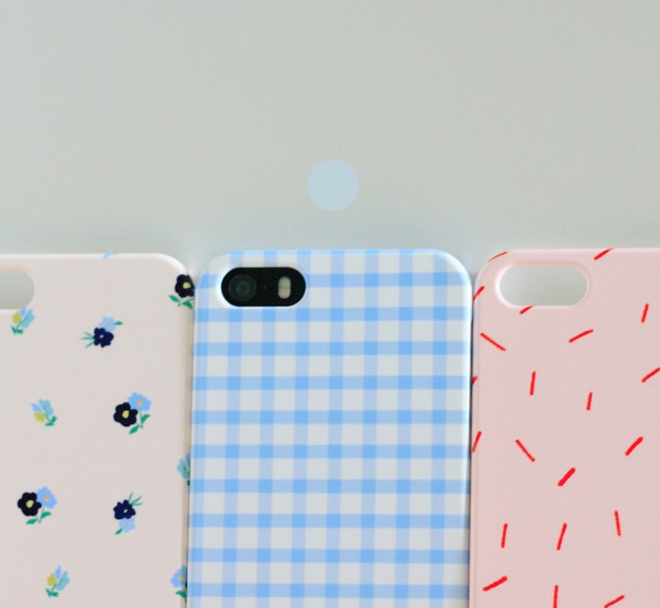 [Malgrecela] IPhone hard case - Clean Blue Check